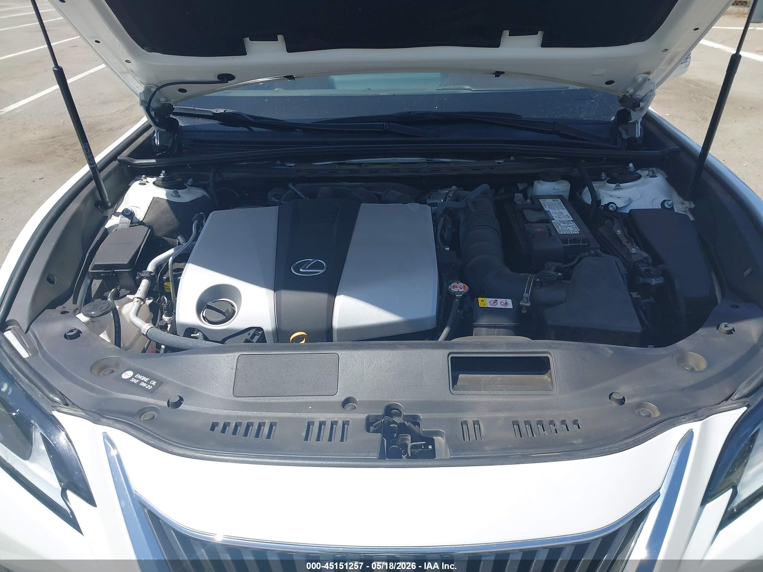 2021 Lexus Es 350   White vin: 58ADZ1B17MU107410