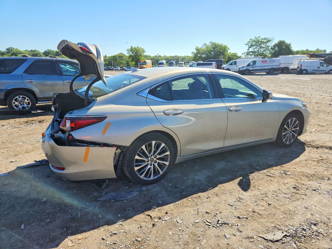 2021 Lexus Es 350 Base Cream vin: 58ADZ1B19MU085751