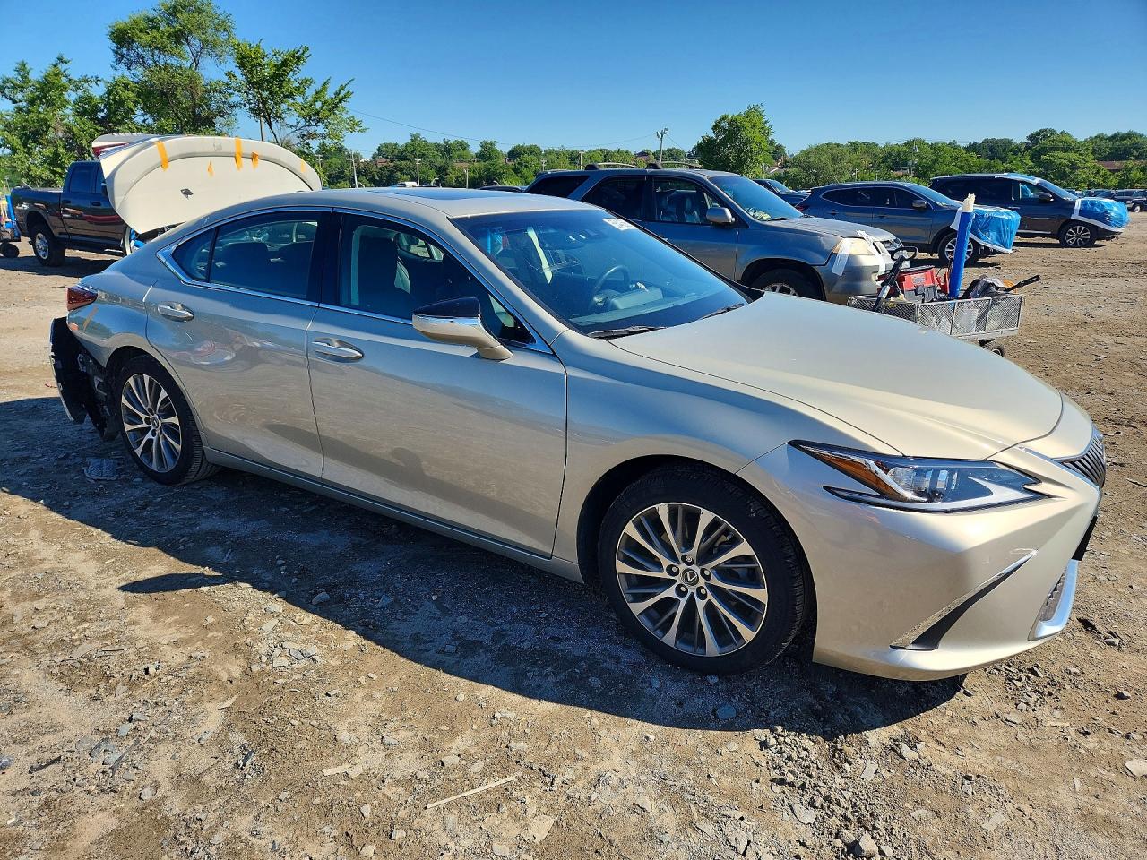 2021 Lexus Es 350 Base Cream vin: 58ADZ1B19MU085751