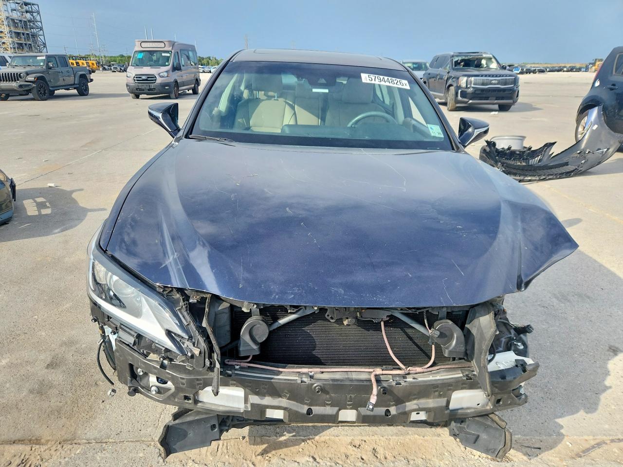 2020 Lexus Es 350 Синий vin: 58ADZ1B1XLU081948