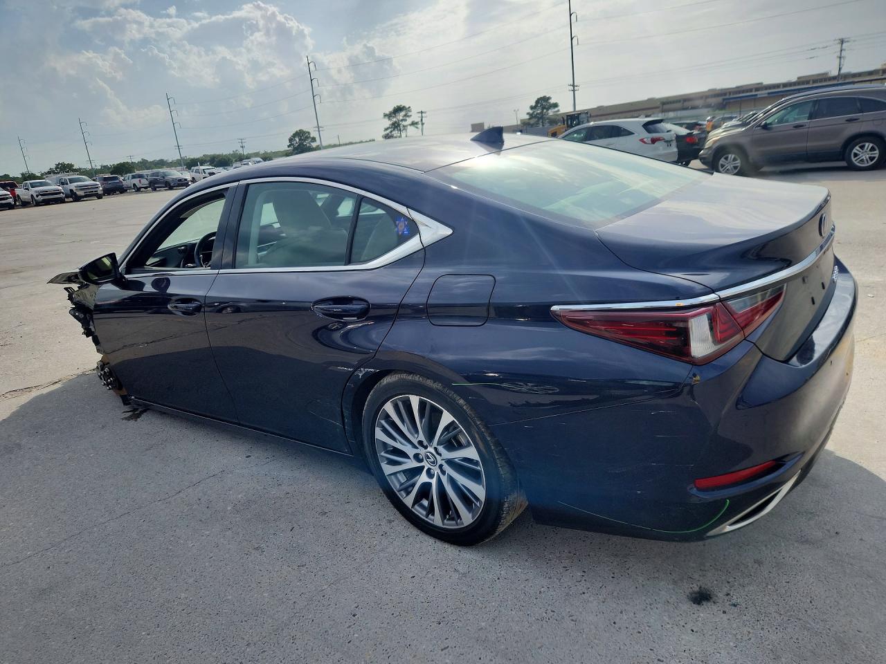 2020 Lexus Es 350 Синий vin: 58ADZ1B1XLU081948