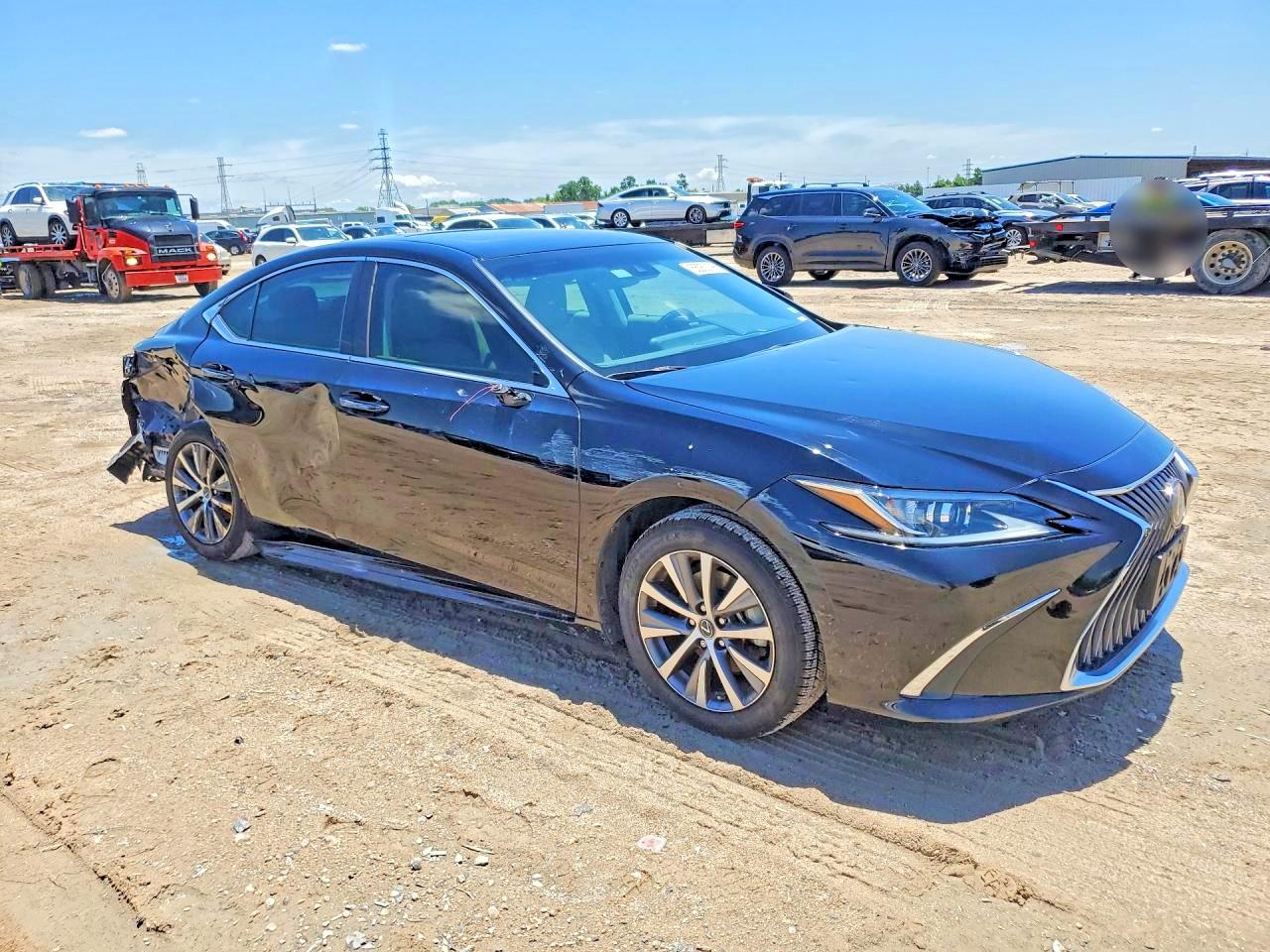 2021 Lexus Es 350 Base Black vin: 58ADZ1B1XMU102590