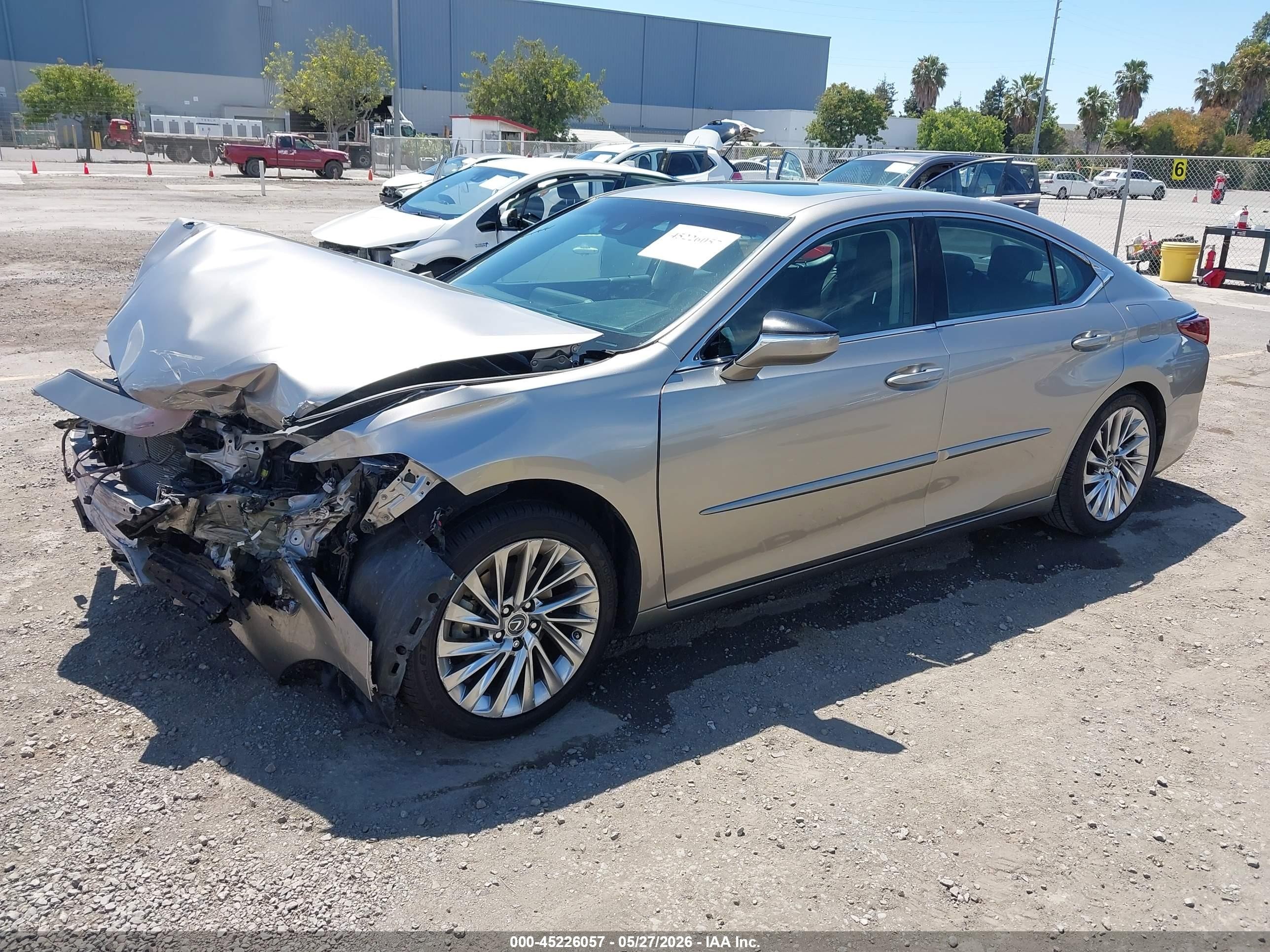2020 Lexus Es 350 Luxury Silver vin: 58AEZ1B13LU054451