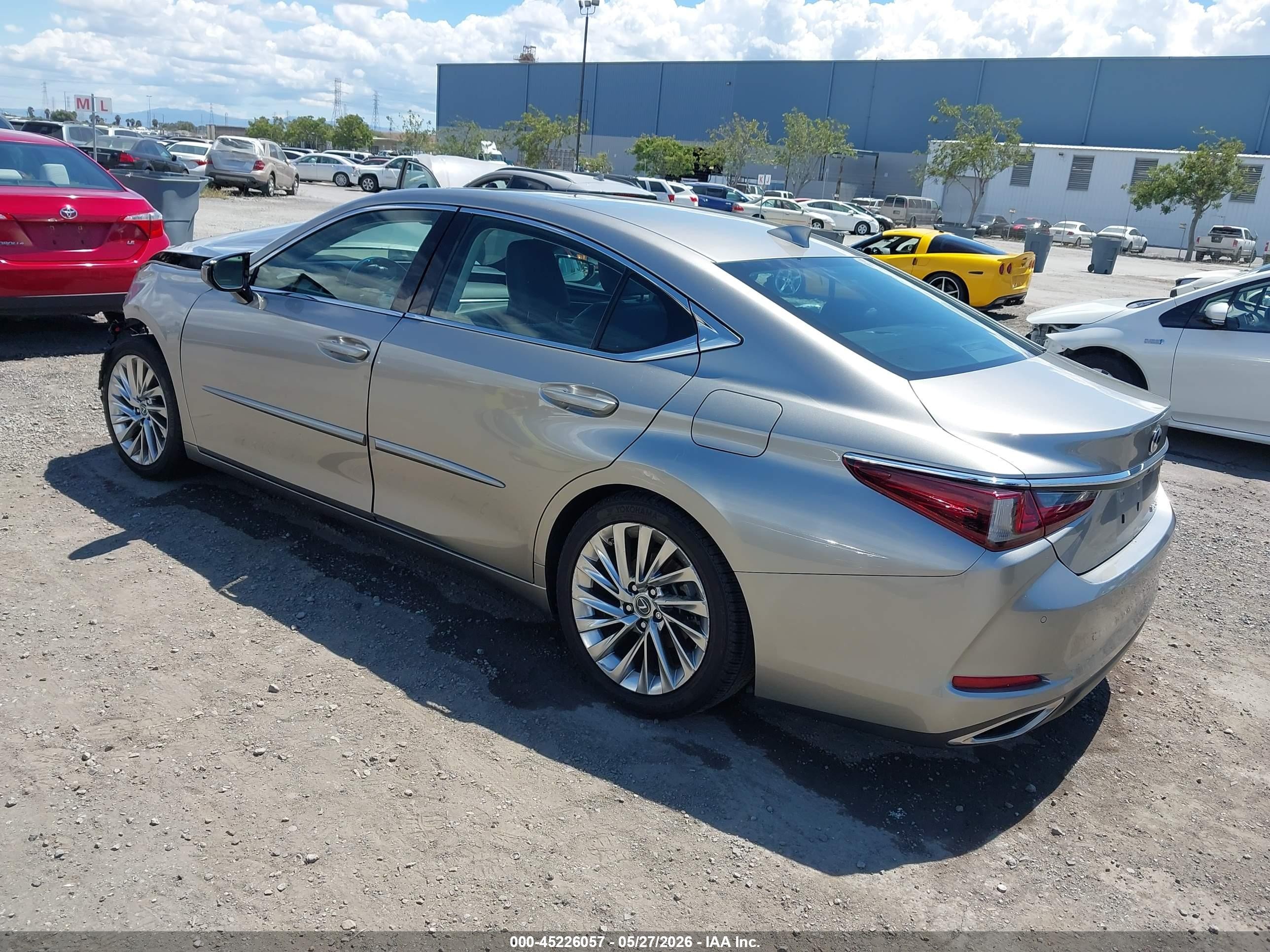 2020 Lexus Es 350 Luxury Silver vin: 58AEZ1B13LU054451