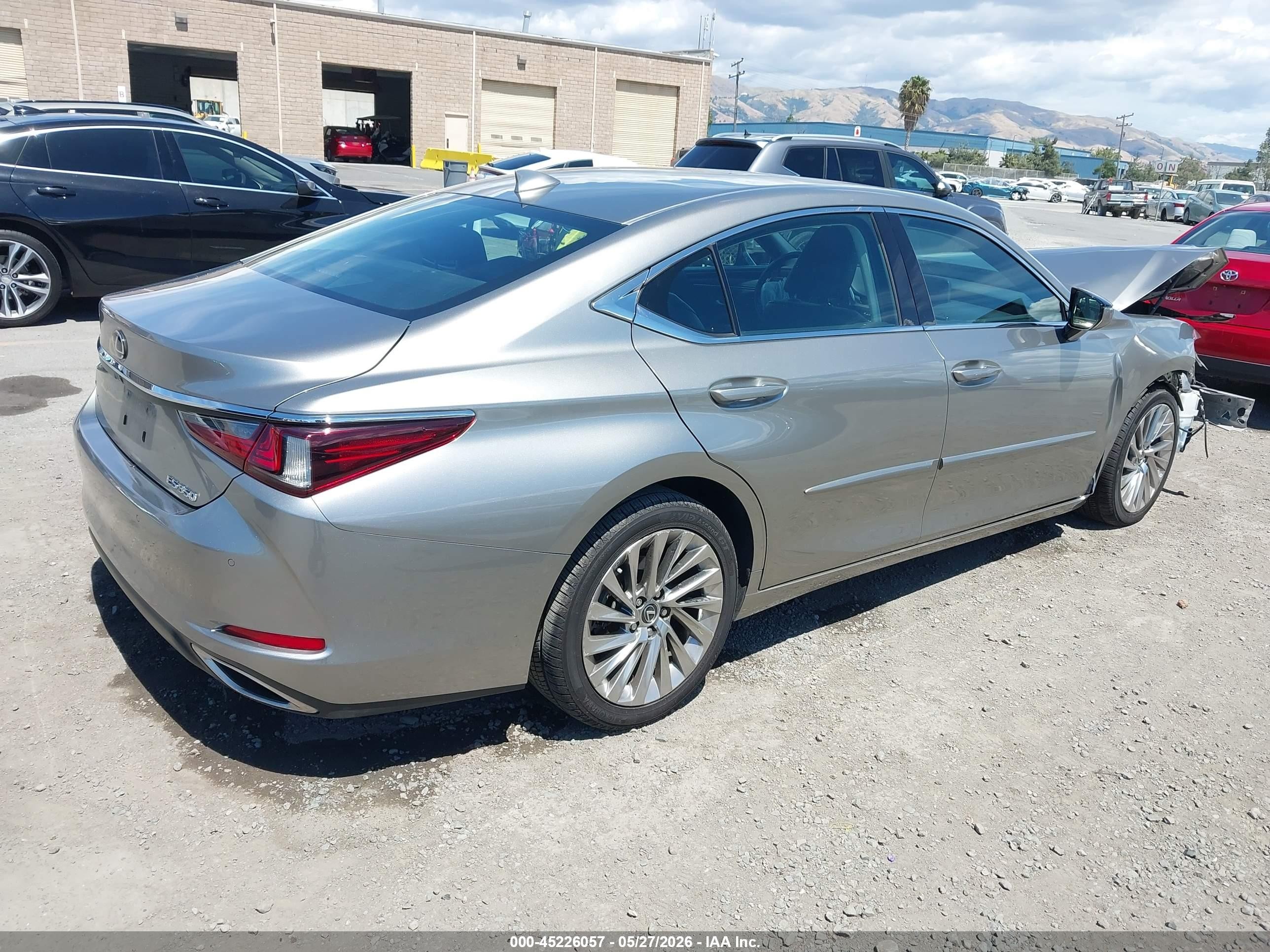 2020 Lexus Es 350 Luxury Silver vin: 58AEZ1B13LU054451