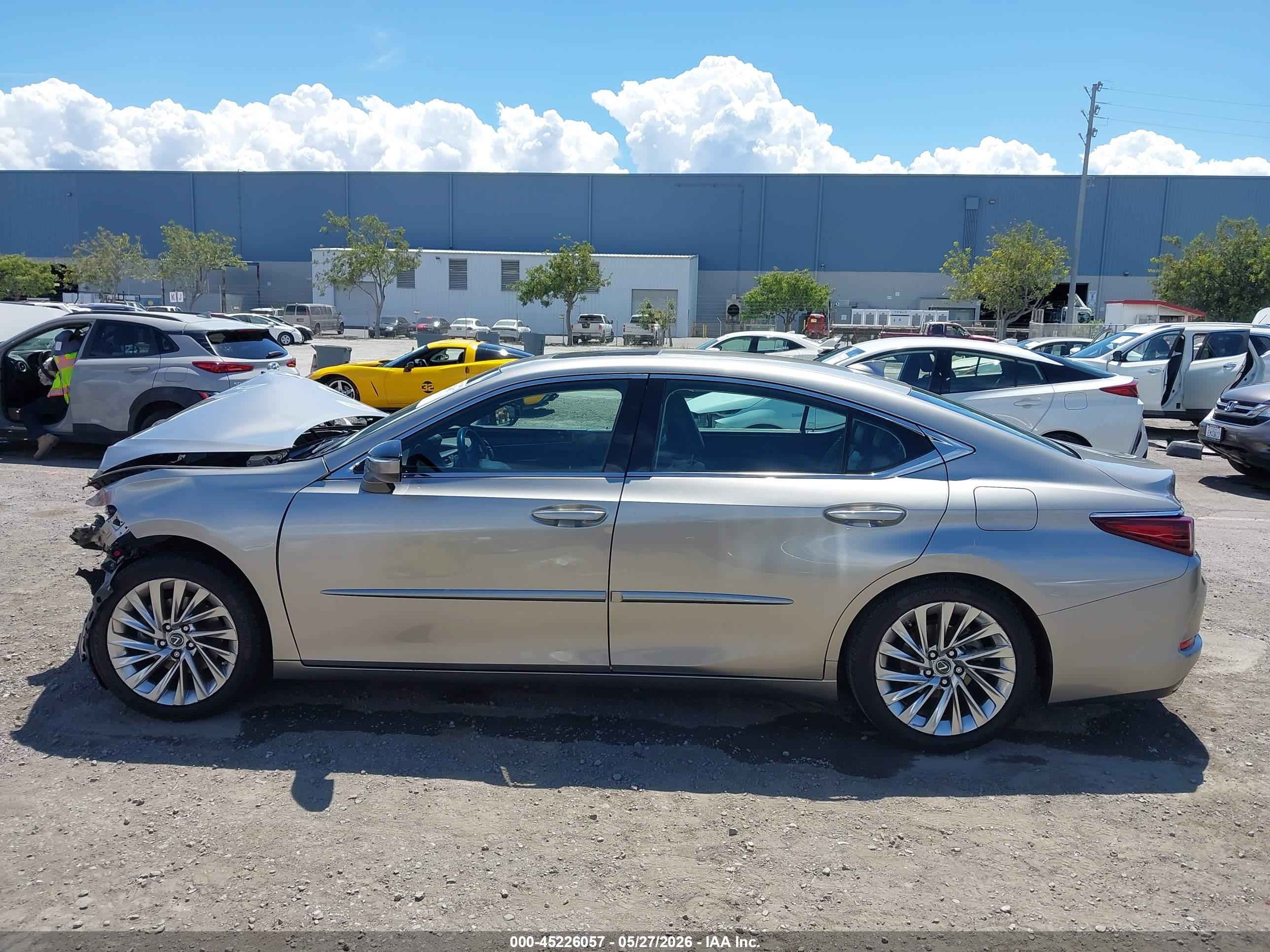 2020 Lexus Es 350 Luxury Silver vin: 58AEZ1B13LU054451