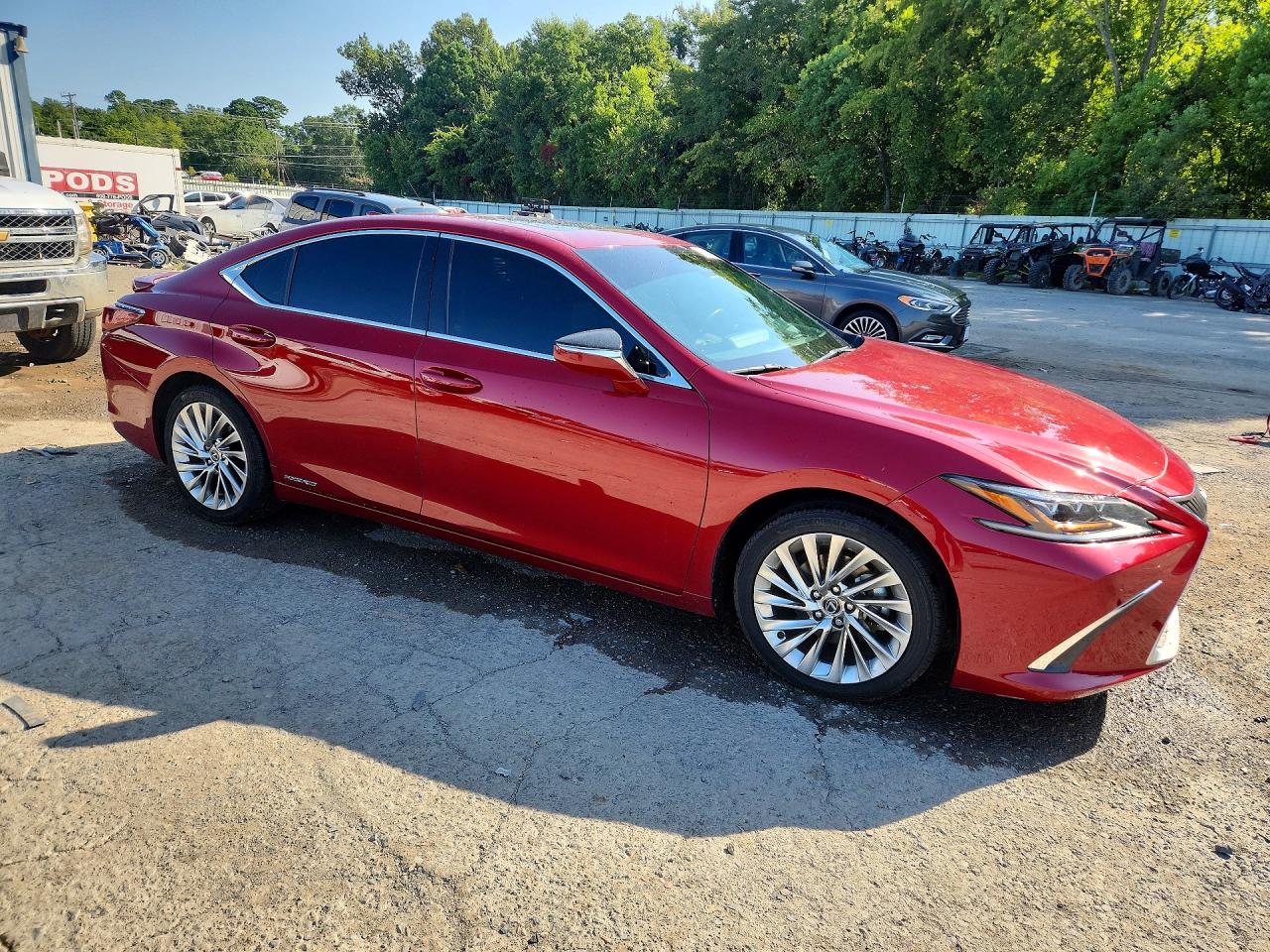 2020 Lexus Es 300h Ultra Luxury Red vin: 58AF21B19LU012357