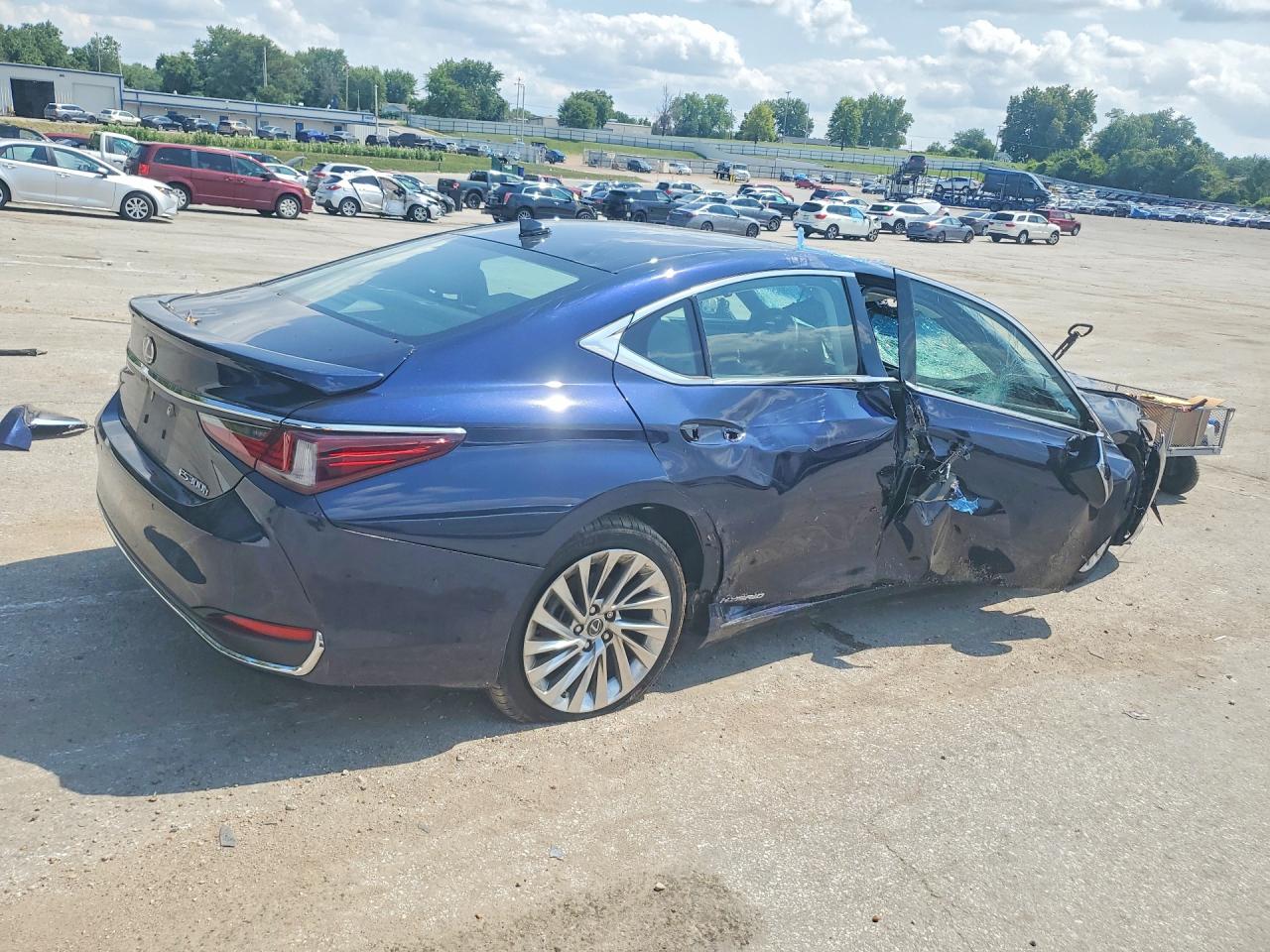 2021 Lexus Es 300h Ultra Luxury Blue vin: 58AFA1C13MU005486