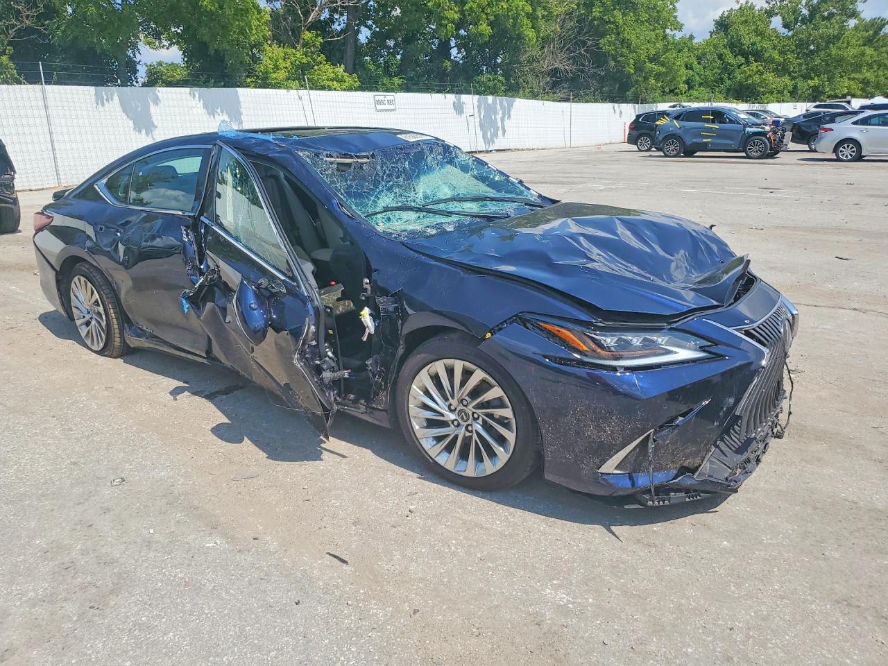 2021 Lexus Es 300h Ultra Luxury Blue vin: 58AFA1C13MU005486