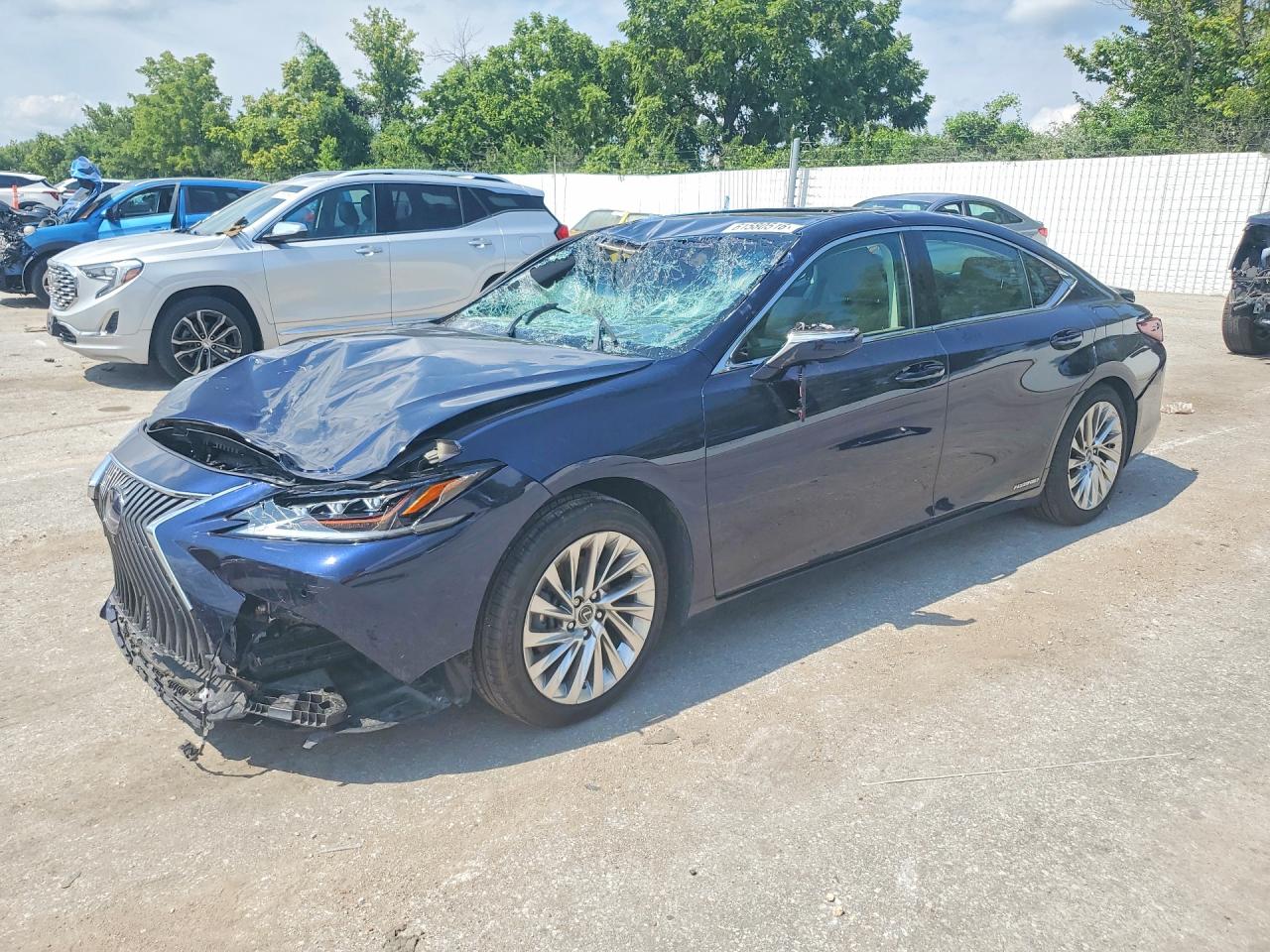 2021 Lexus Es 300h Ultra Luxury Blue vin: 58AFA1C13MU005486