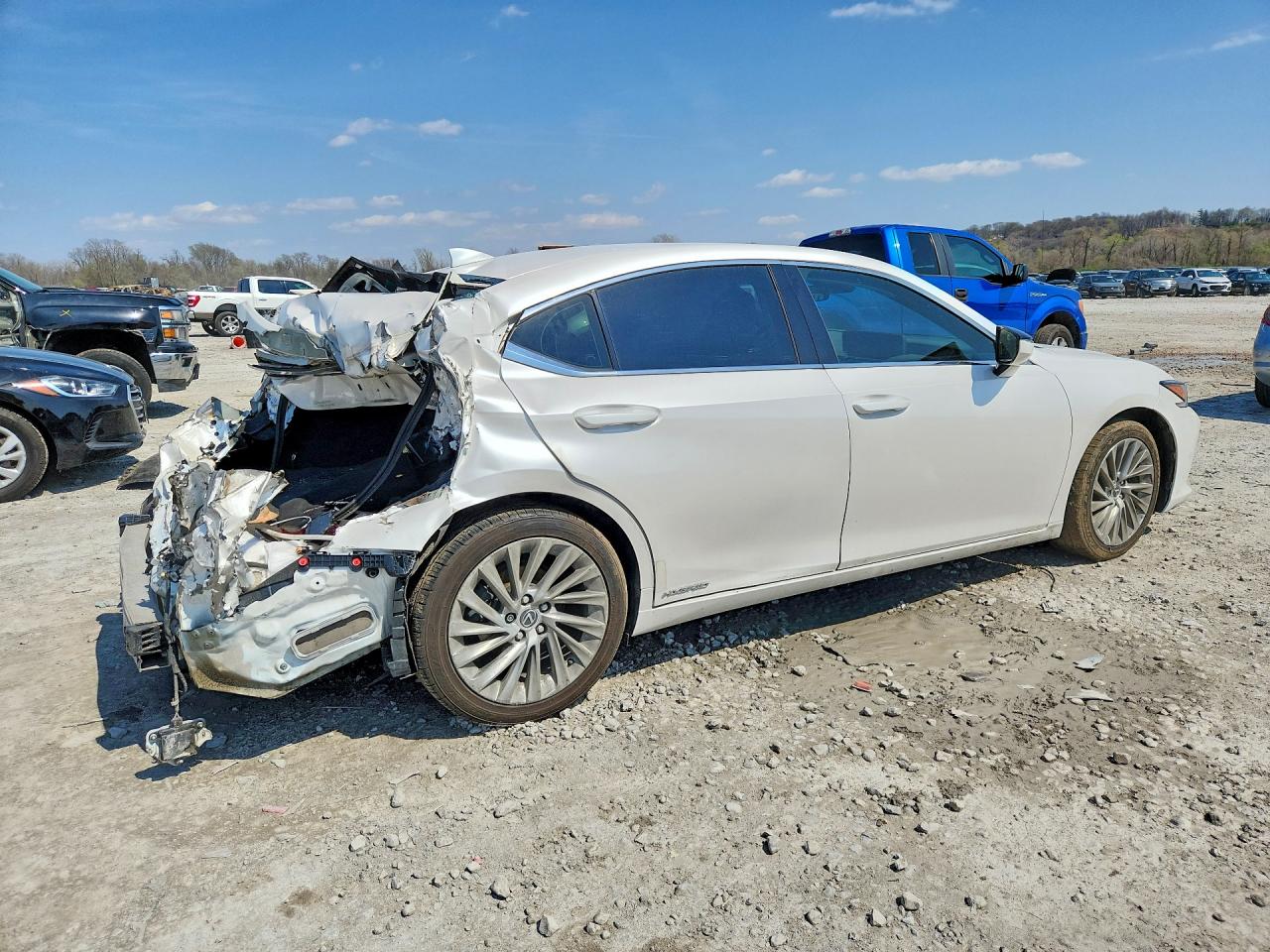 2021 Lexus Es 300h Ultra Luxury White vin: 58AFA1C15MU007238