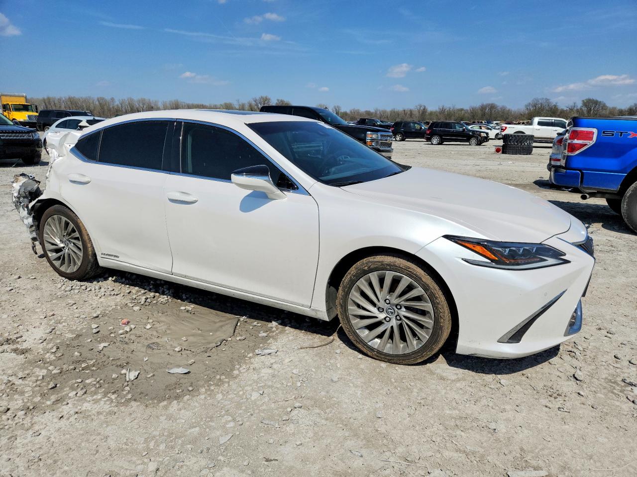 2021 Lexus Es 300h Ultra Luxury White vin: 58AFA1C15MU007238