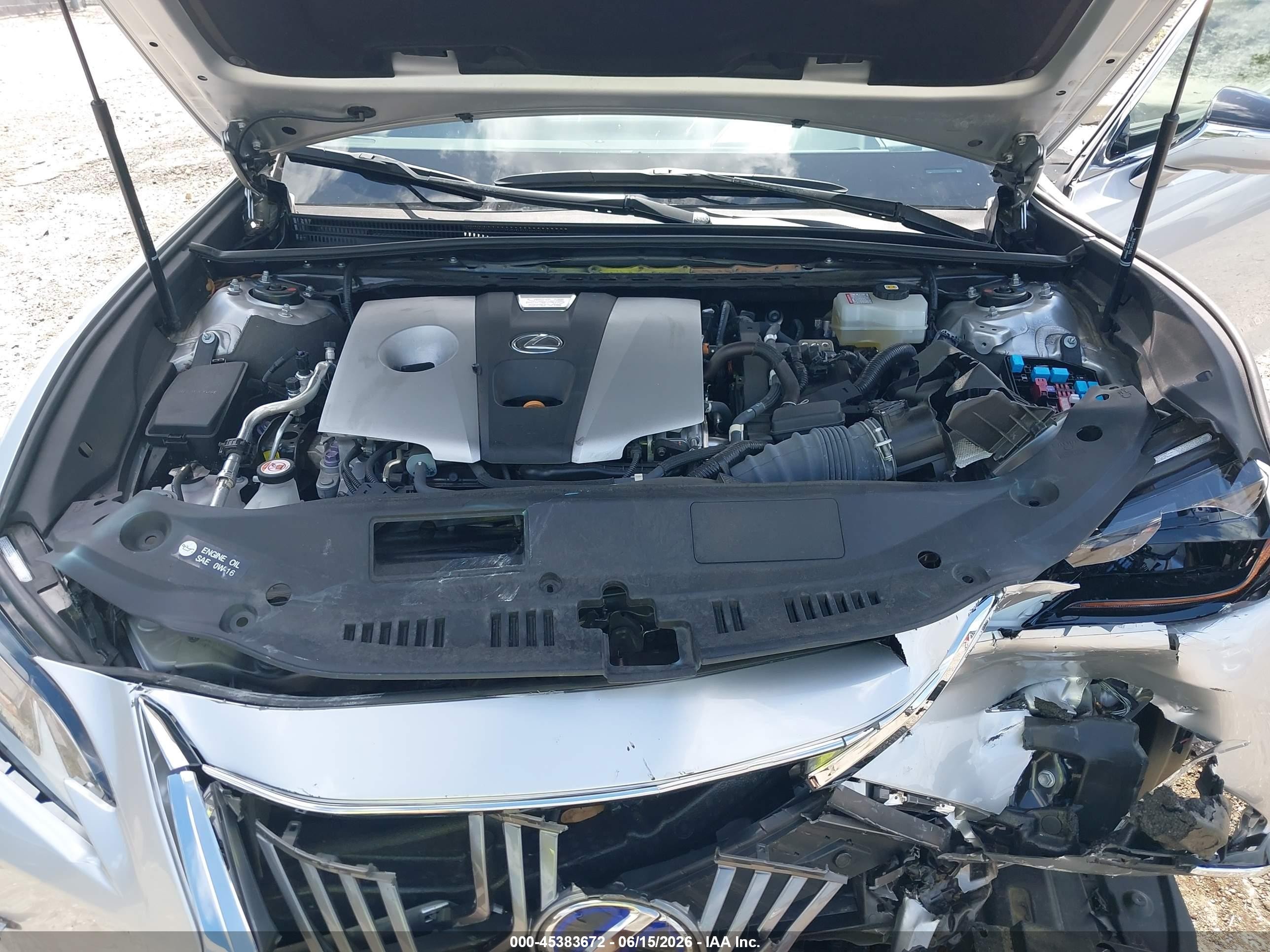 2021 Lexus Es 300h Ultra Luxury Silver vin: 58AFA1C19MU006898