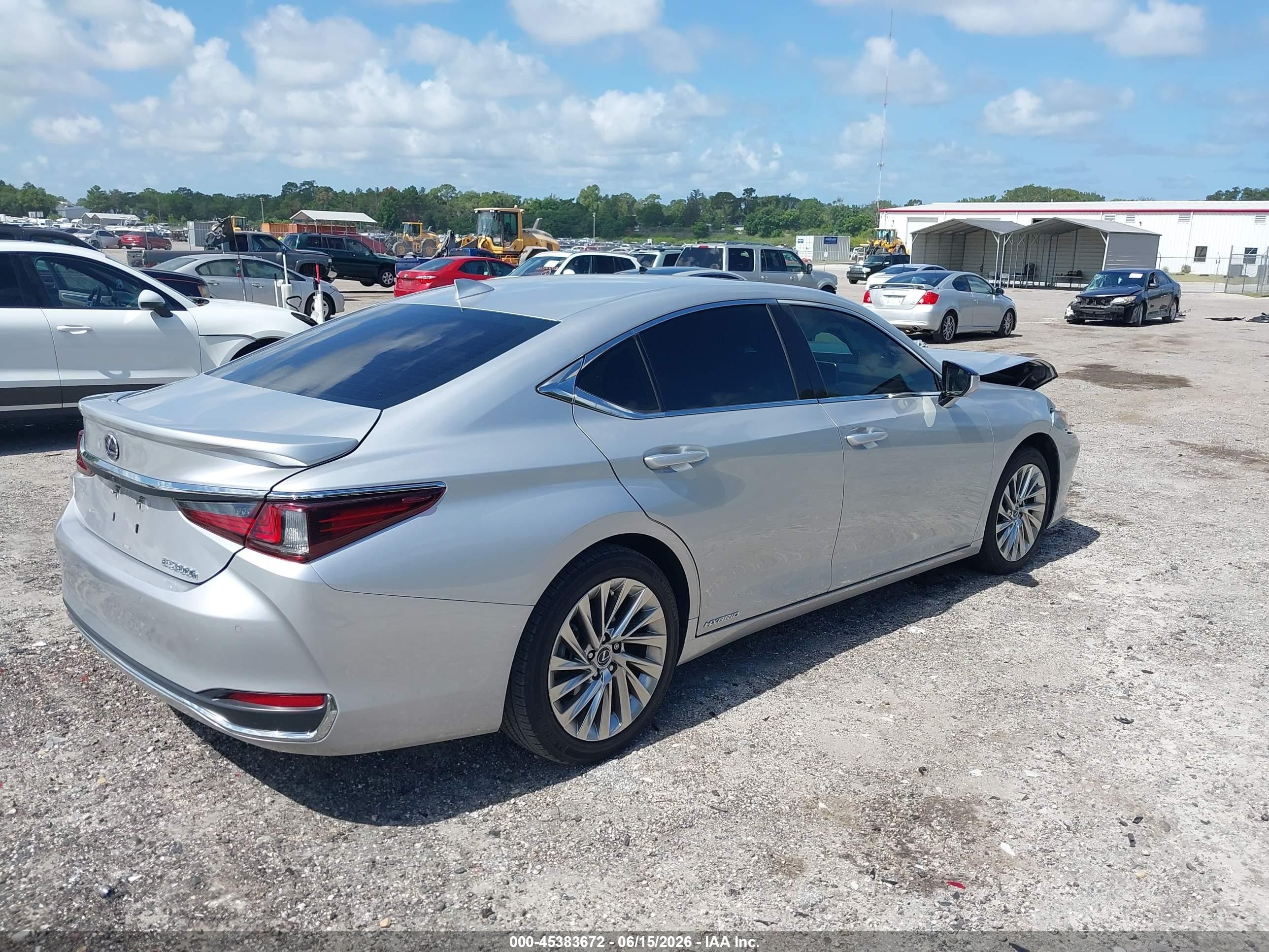 2021 Lexus Es 300h Ultra Luxury Silver vin: 58AFA1C19MU006898