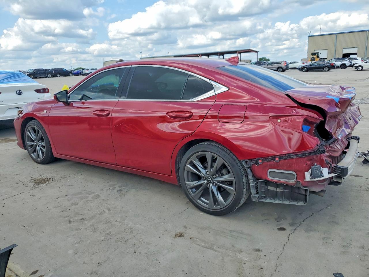 2020 Lexus Es 350 F Sport Burgundy vin: 58AGZ1B13LU056323