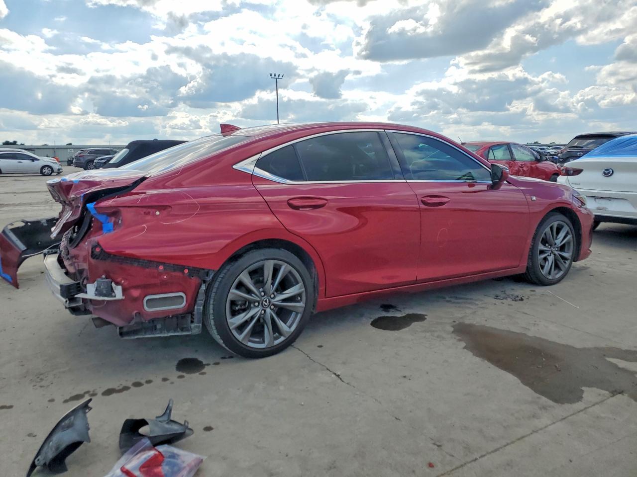 2020 Lexus Es 350 F Sport Burgundy vin: 58AGZ1B13LU056323