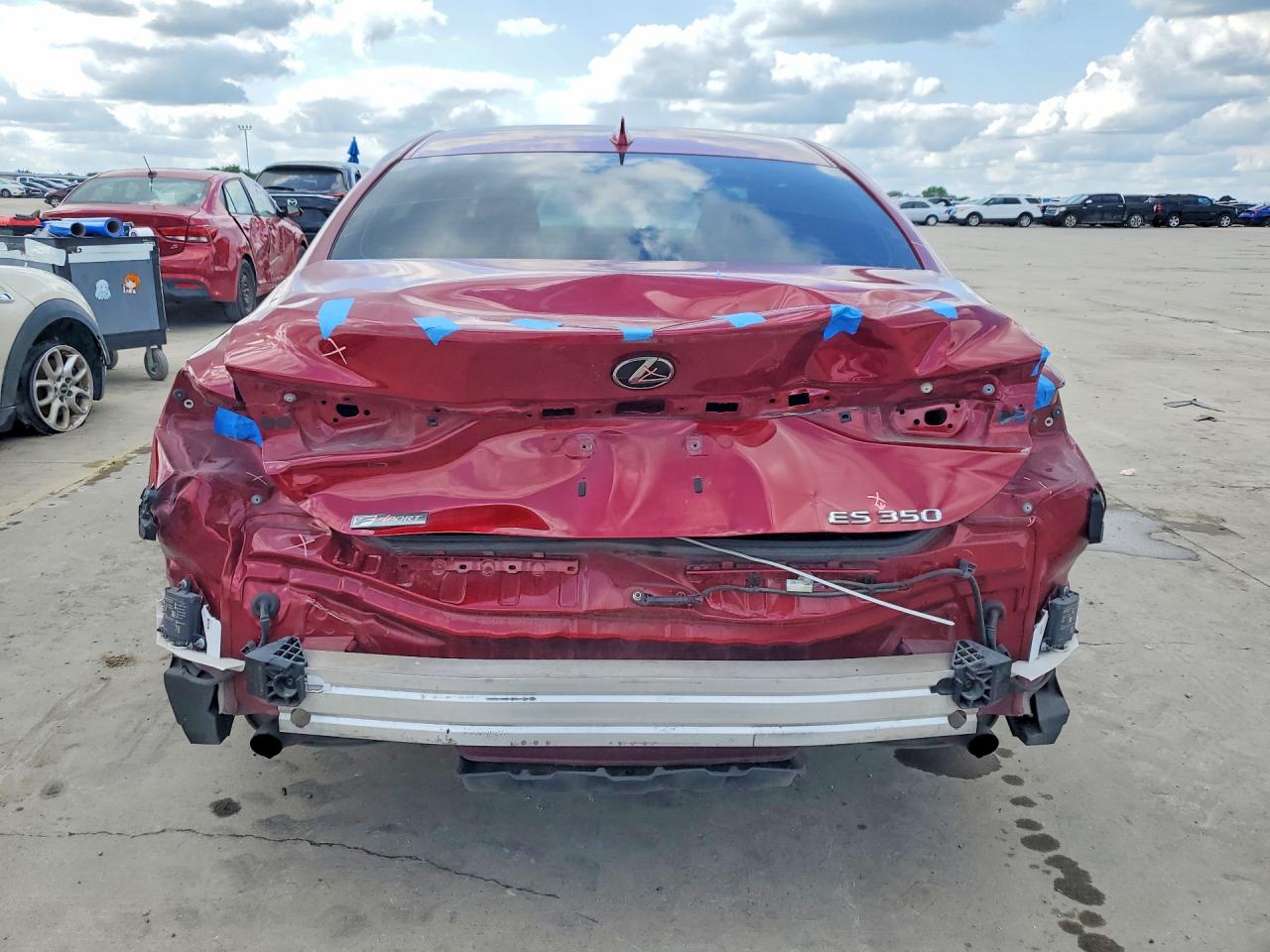 2020 Lexus Es 350 F Sport Burgundy vin: 58AGZ1B13LU056323