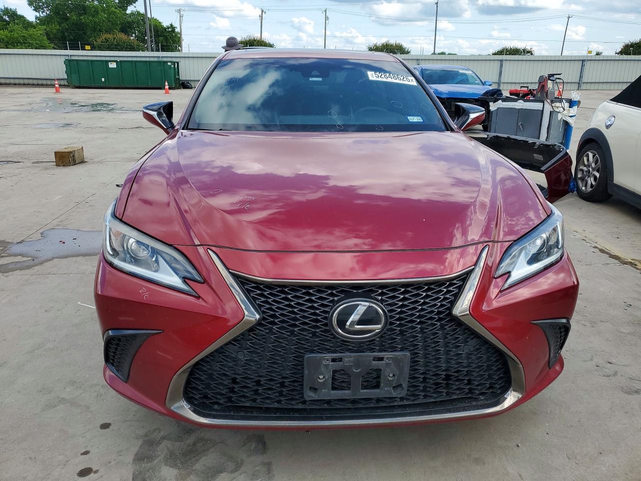 2020 Lexus Es 350 F Sport Burgundy vin: 58AGZ1B13LU056323