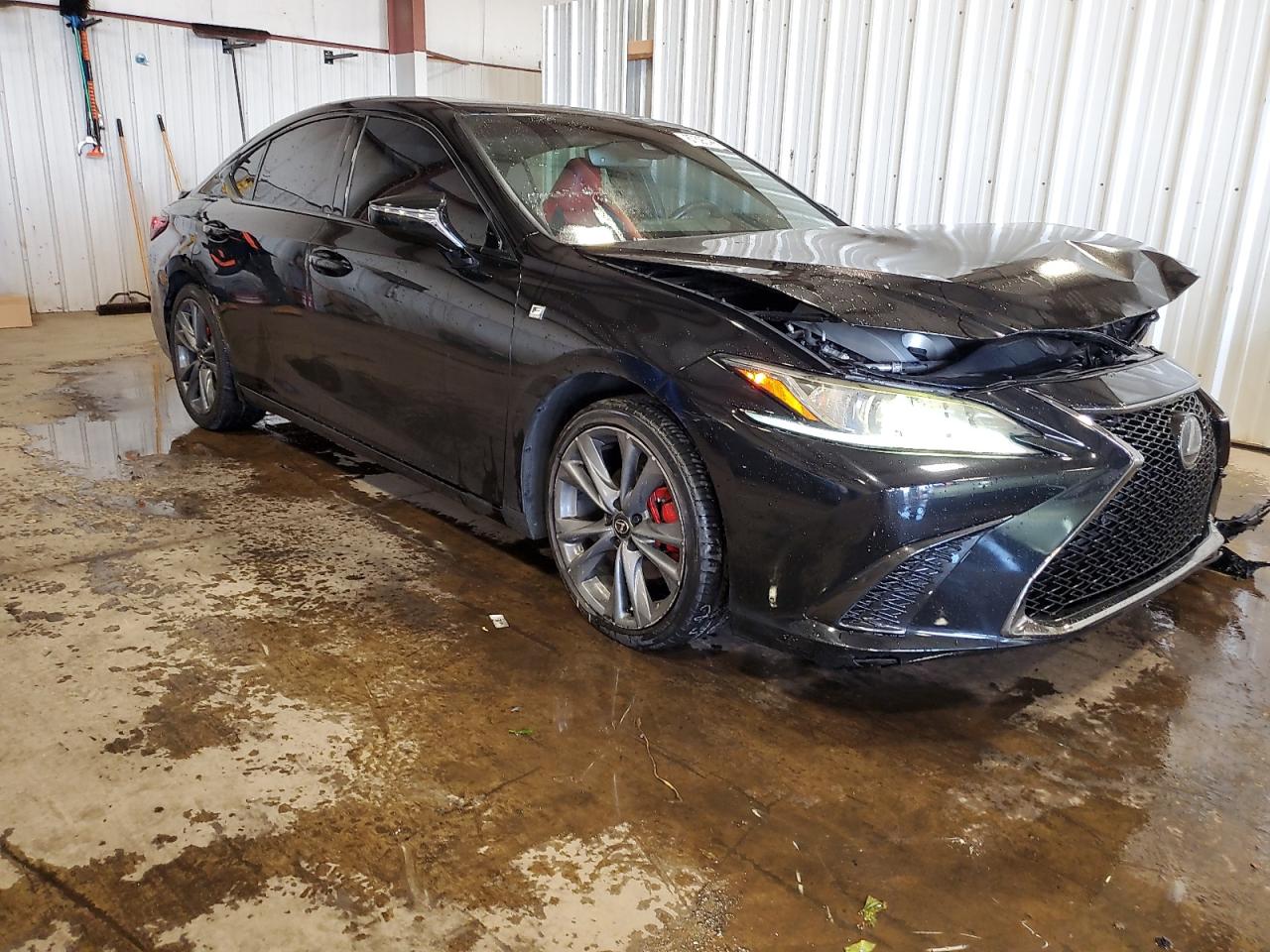 2020 Lexus Es 350 F Sport Black vin: 58AGZ1B13LU071789