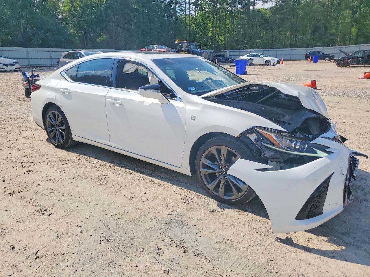 2021 Lexus Es 350 F Sport White vin: 58AGZ1B13MU097326