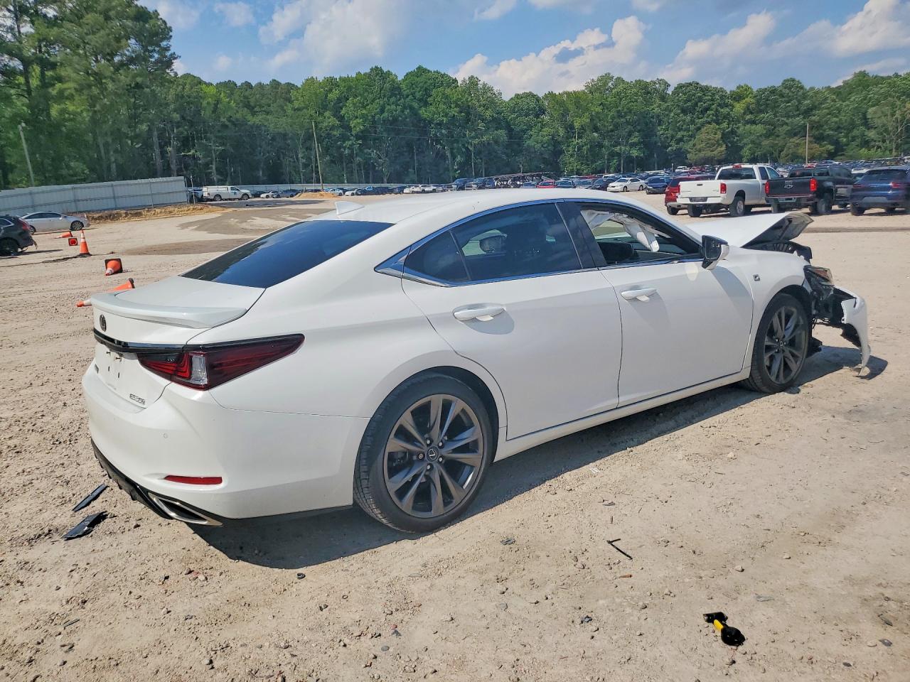 2021 Lexus Es 350 F Sport White vin: 58AGZ1B13MU097326