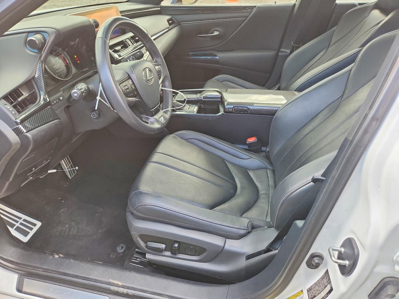 2021 Lexus Es 350 F Sport White vin: 58AGZ1B16MU082500