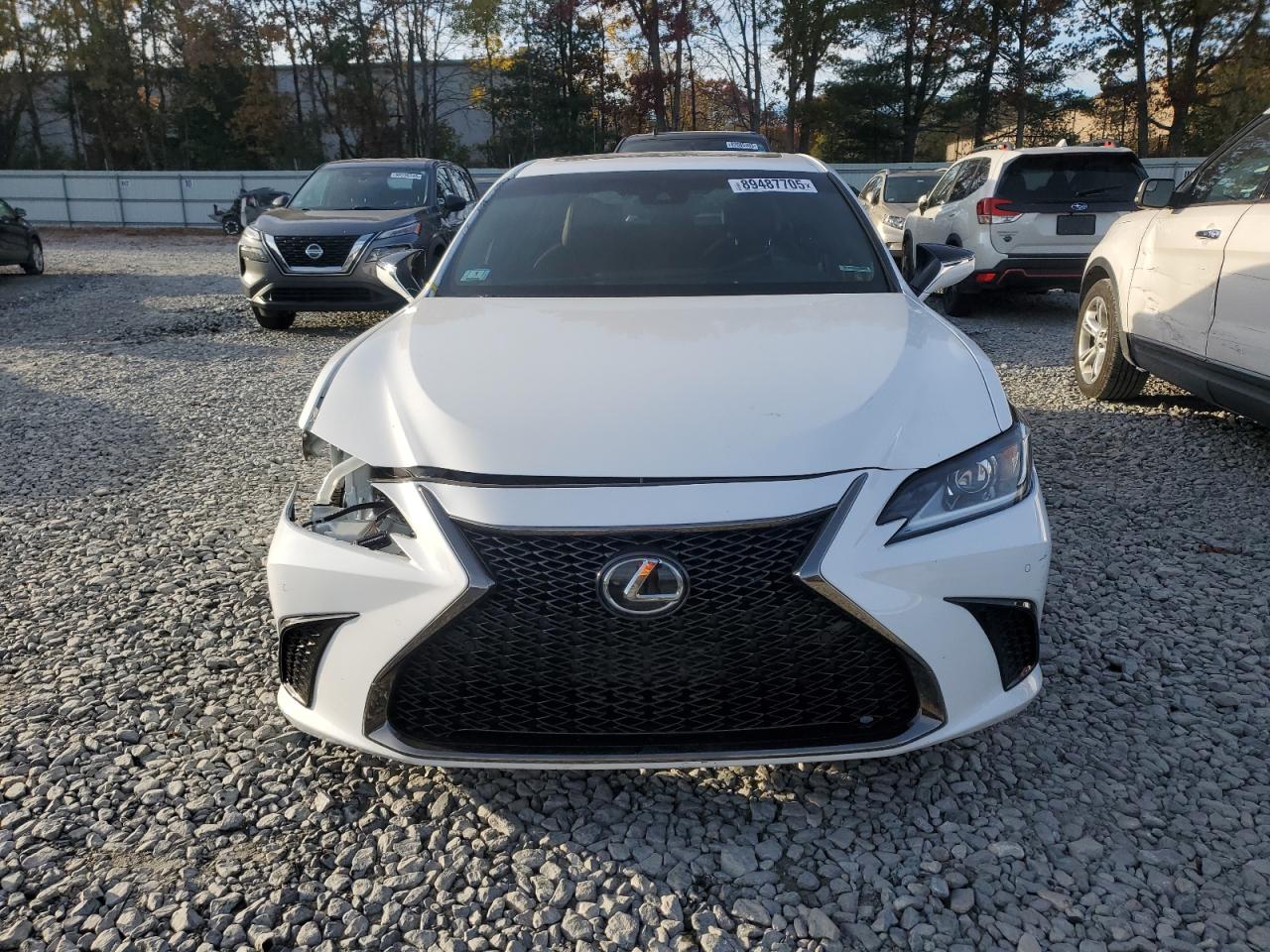 2020 Lexus Es 350 F Sport White vin: 58AGZ1B17LU057717