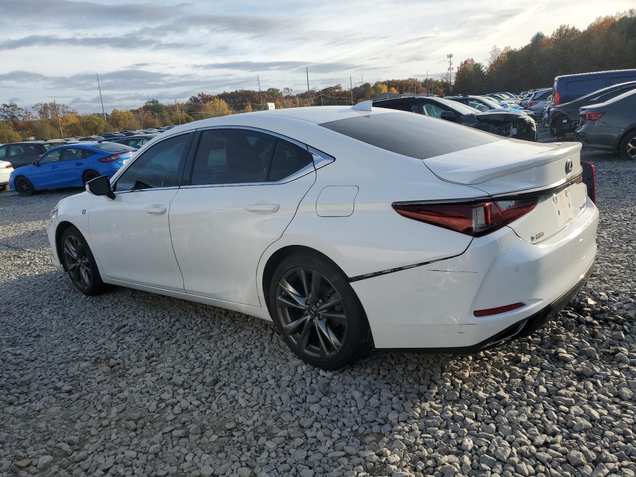 2020 Lexus Es 350 F Sport White vin: 58AGZ1B17LU057717