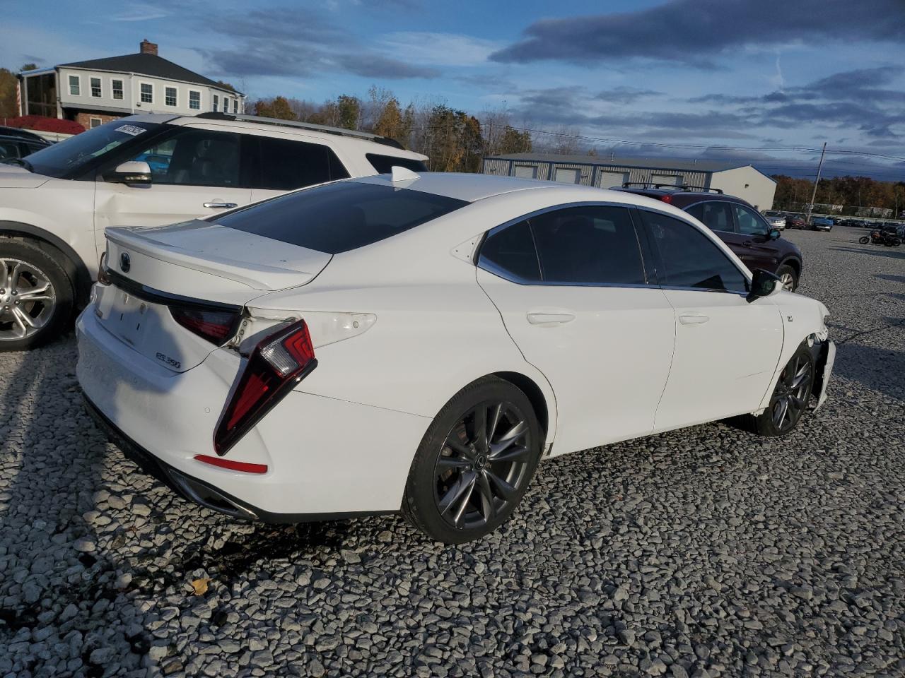 2020 Lexus Es 350 F Sport White vin: 58AGZ1B17LU057717