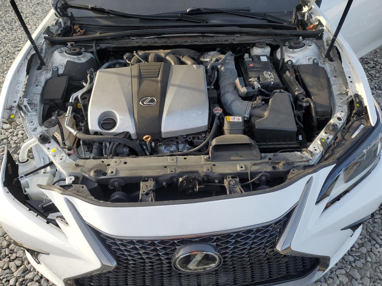 2020 Lexus Es 350 F Sport White vin: 58AGZ1B17LU057717