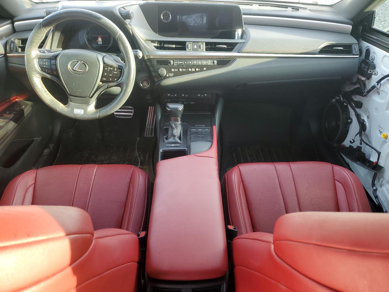 2020 Lexus Es 350 F Sport White vin: 58AGZ1B17LU057717