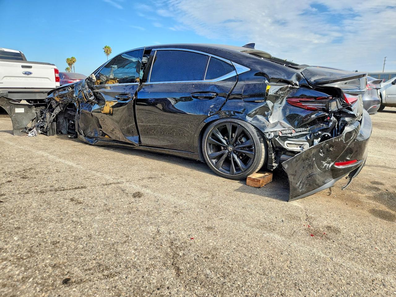 2021 Lexus Es 350 F Sport Black vin: 58AHZ1B1XMU100954