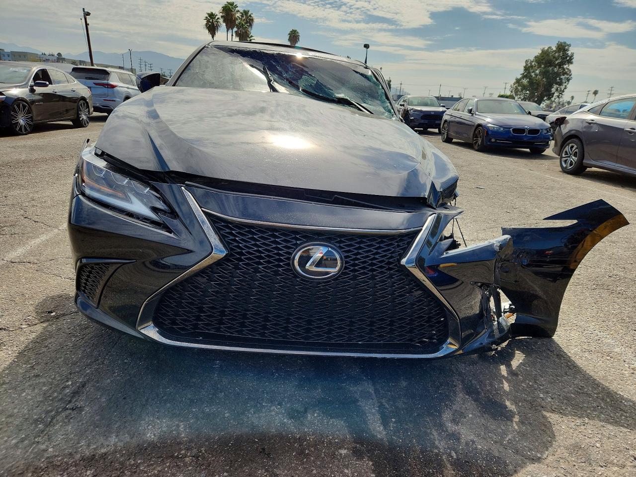 2021 Lexus Es 350 F Sport Black vin: 58AHZ1B1XMU100954