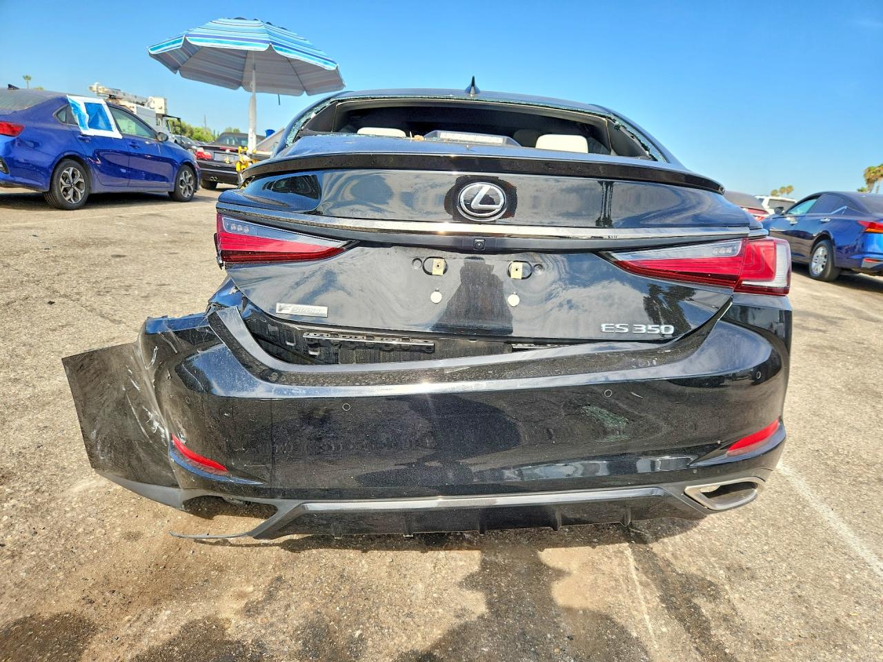 2021 Lexus Es 350 F Sport Black vin: 58AHZ1B1XMU100954