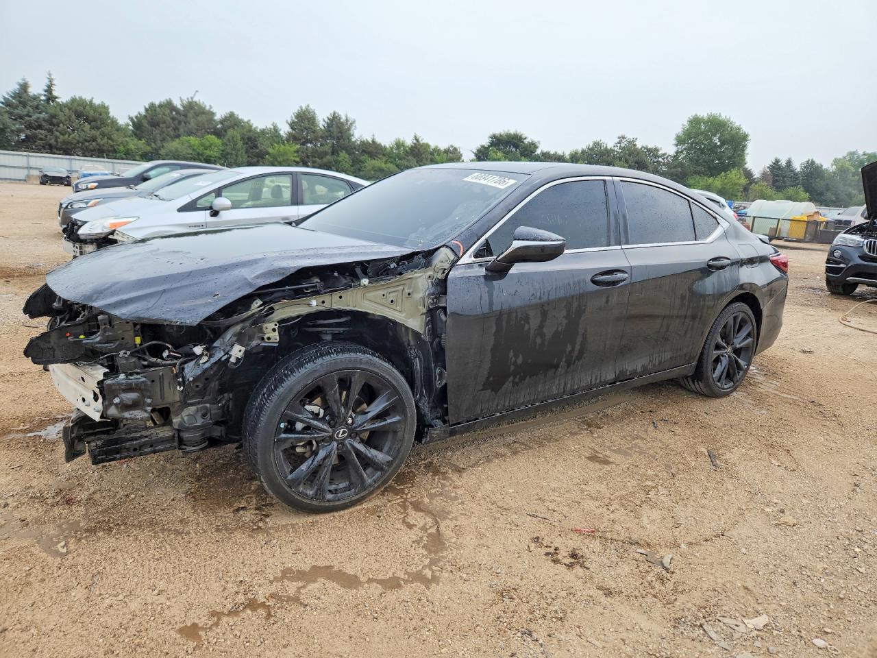 2023 Lexus Es 350 F Sport Handling Black vin: 58AJZ1B11PU142788