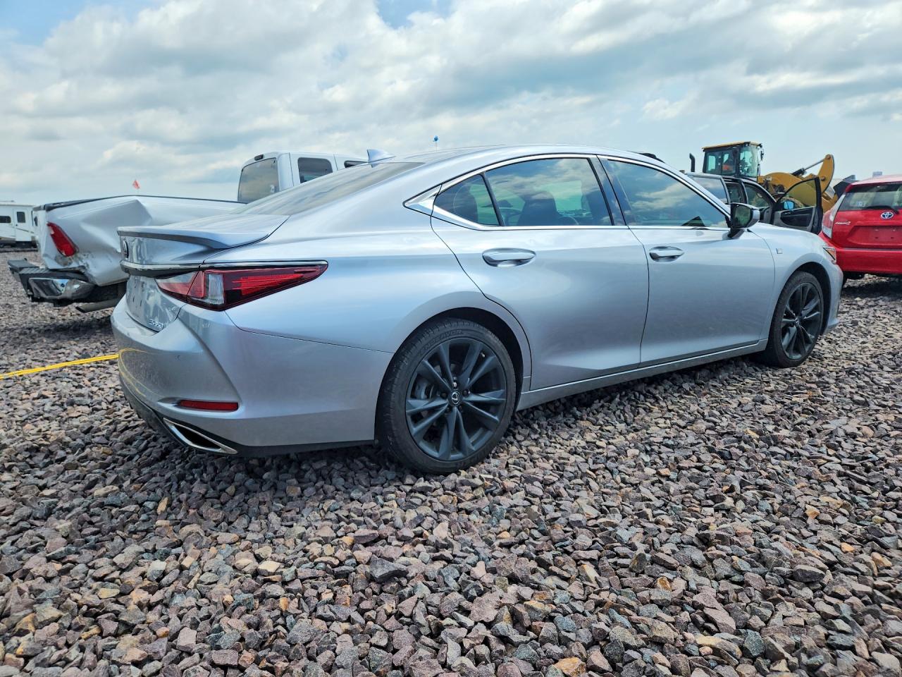 2022 Lexus Es 350 F Sport Silver vin: 58AJZ1B19NU111978