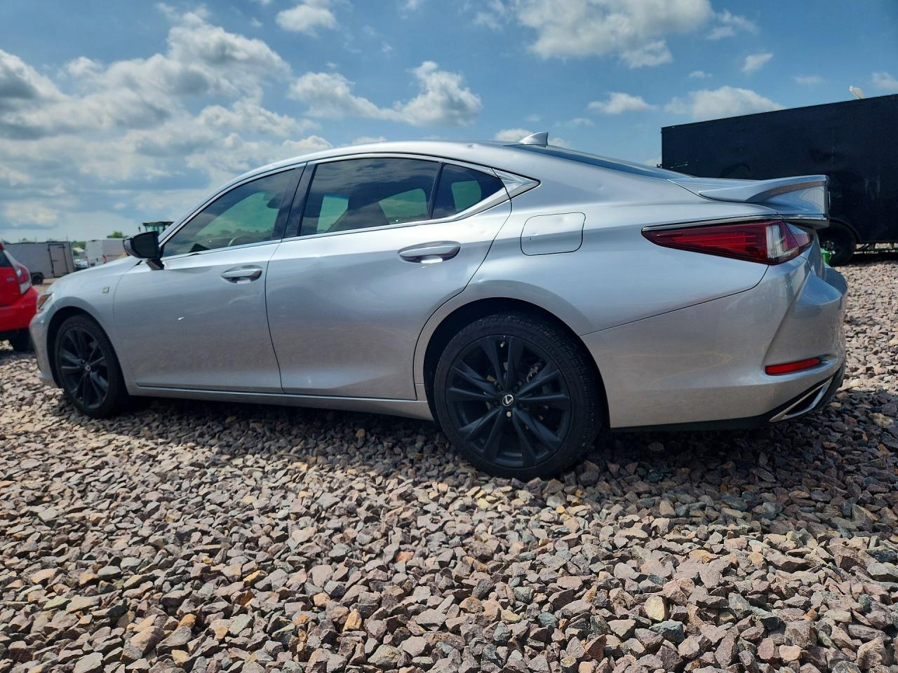 2022 Lexus Es 350 F Sport Silver vin: 58AJZ1B19NU111978