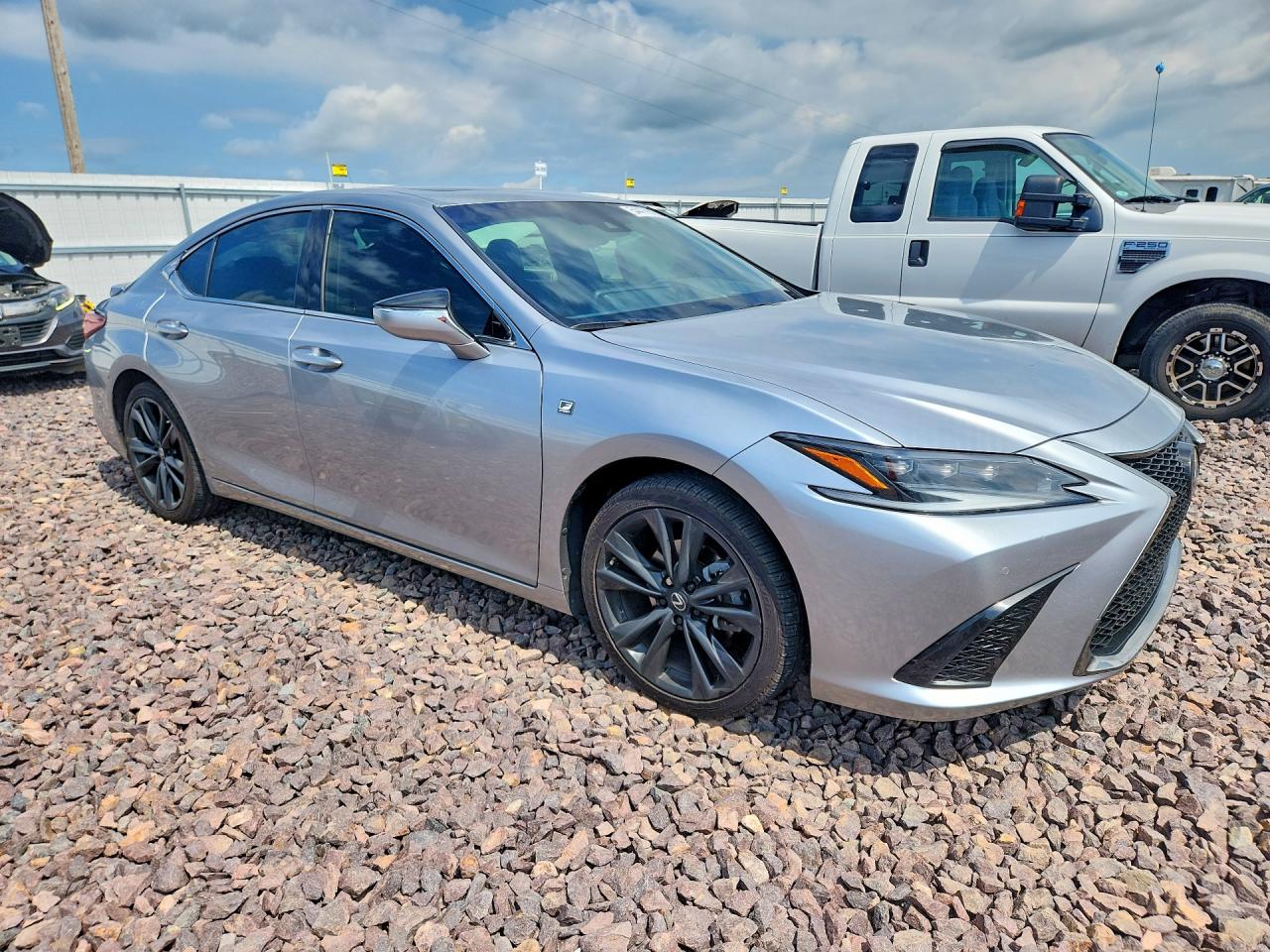 2022 Lexus Es 350 F Sport Silver vin: 58AJZ1B19NU111978