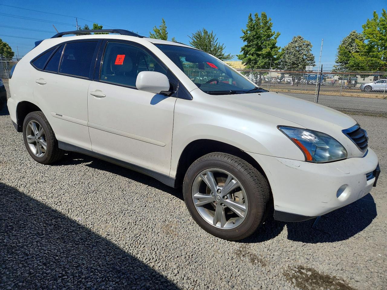 2007 Lexus Rx 400h White vin: JTJHW31U772033142