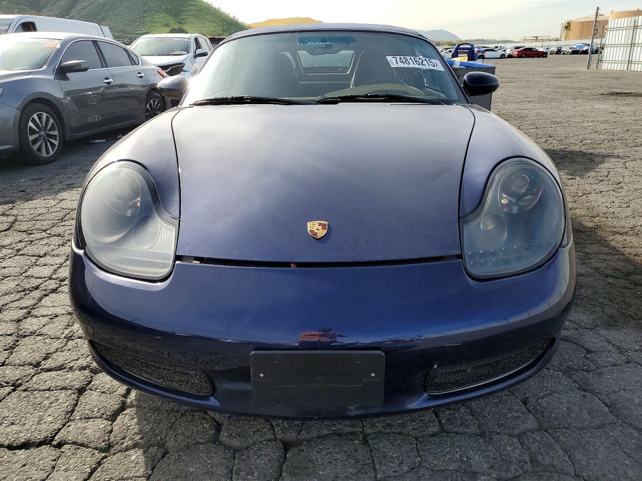 2001 Porsche Boxster Blue vin: WP0CA29831S620183