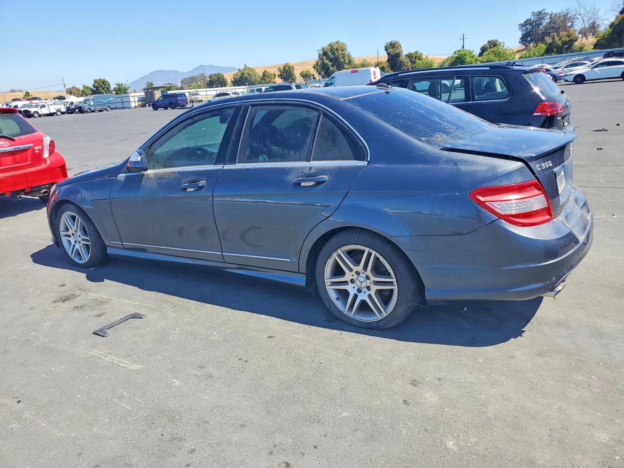 2008 Mercedes-benz C 350 Gray vin: WDDGF56X58F116307