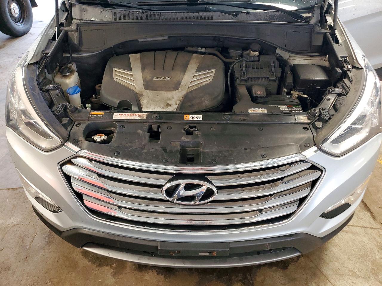 2014 Hyundai Santa Fe Gls Silver vin: KM8SMDHF8EU049343