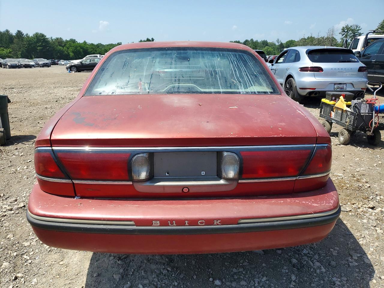 1997 Buick Lesabre Custom Maroon vin: 1G4HP52K6VH482696