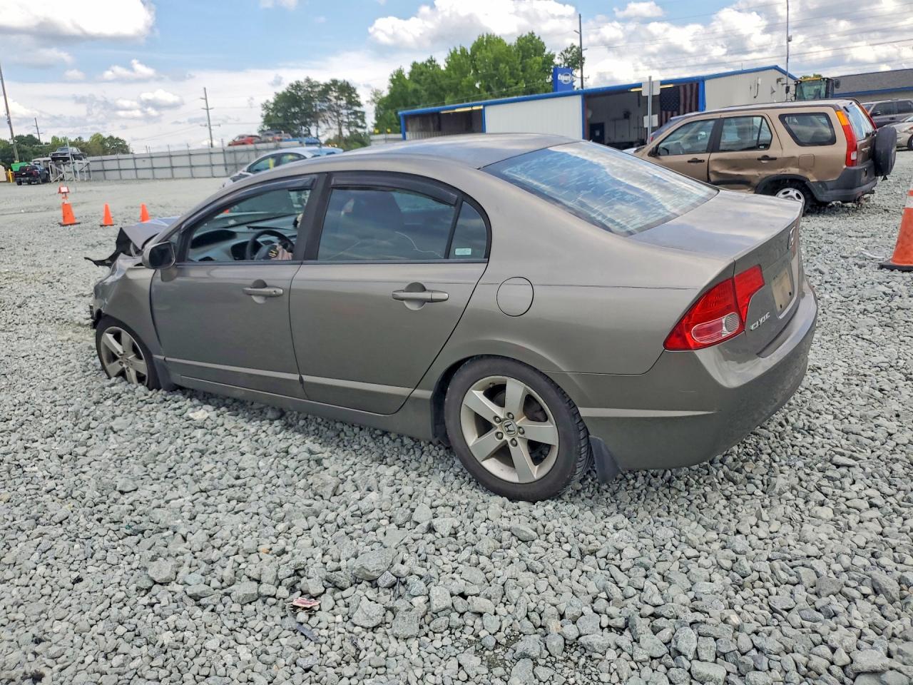 2008 Honda Civic Ex Silver vin: 1HGFA15828L024629