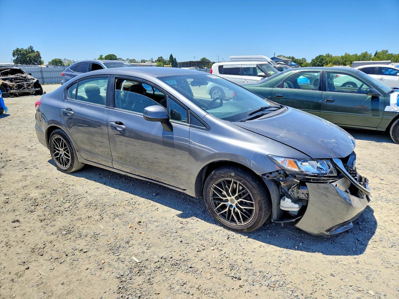 2013 Honda Civic Lx Charcoal vin: 19XFB2F53DE088736