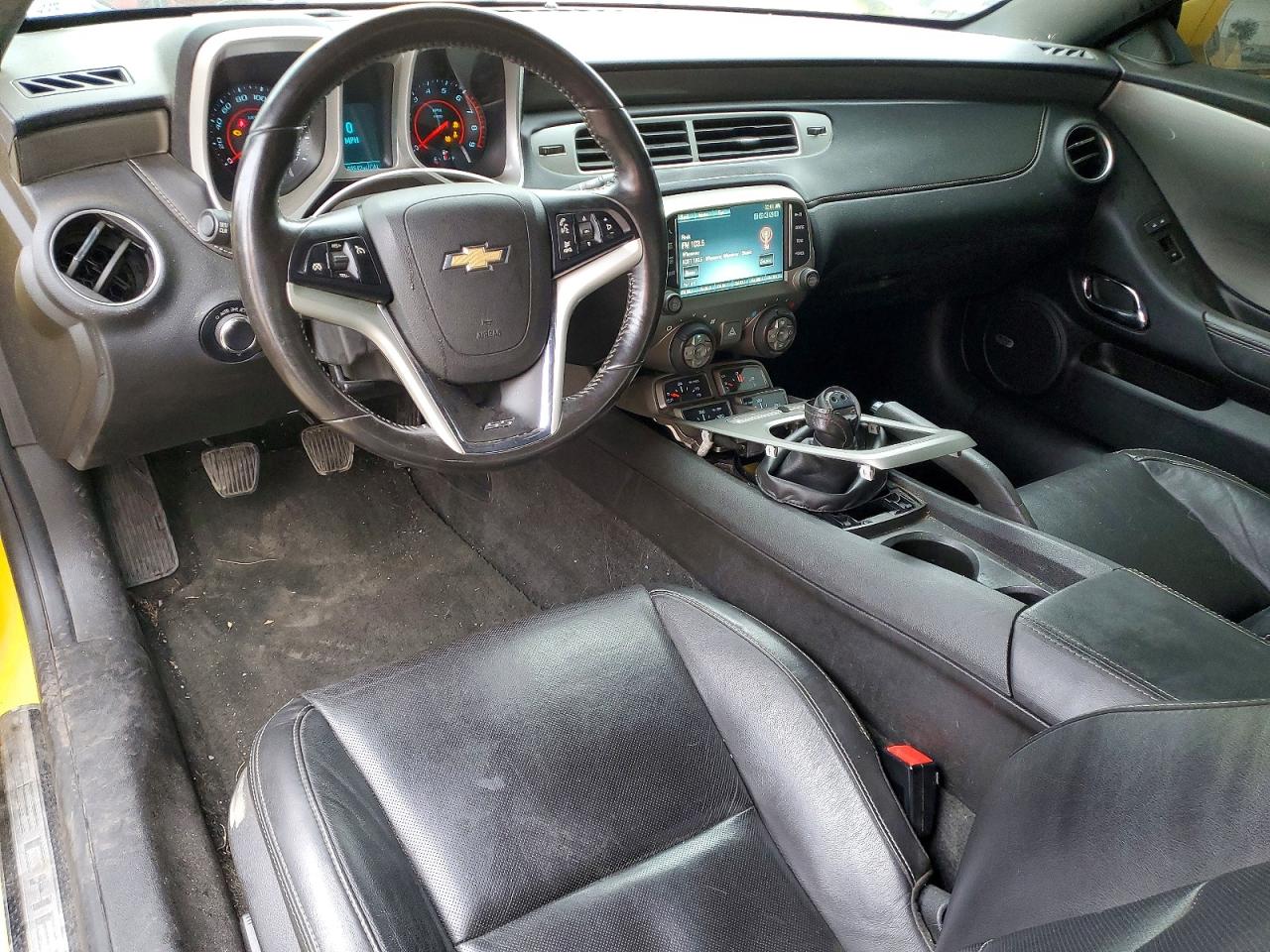 2013 Chevrolet Camaro 2ss Yellow vin: 2G1FT1EW7D9207820