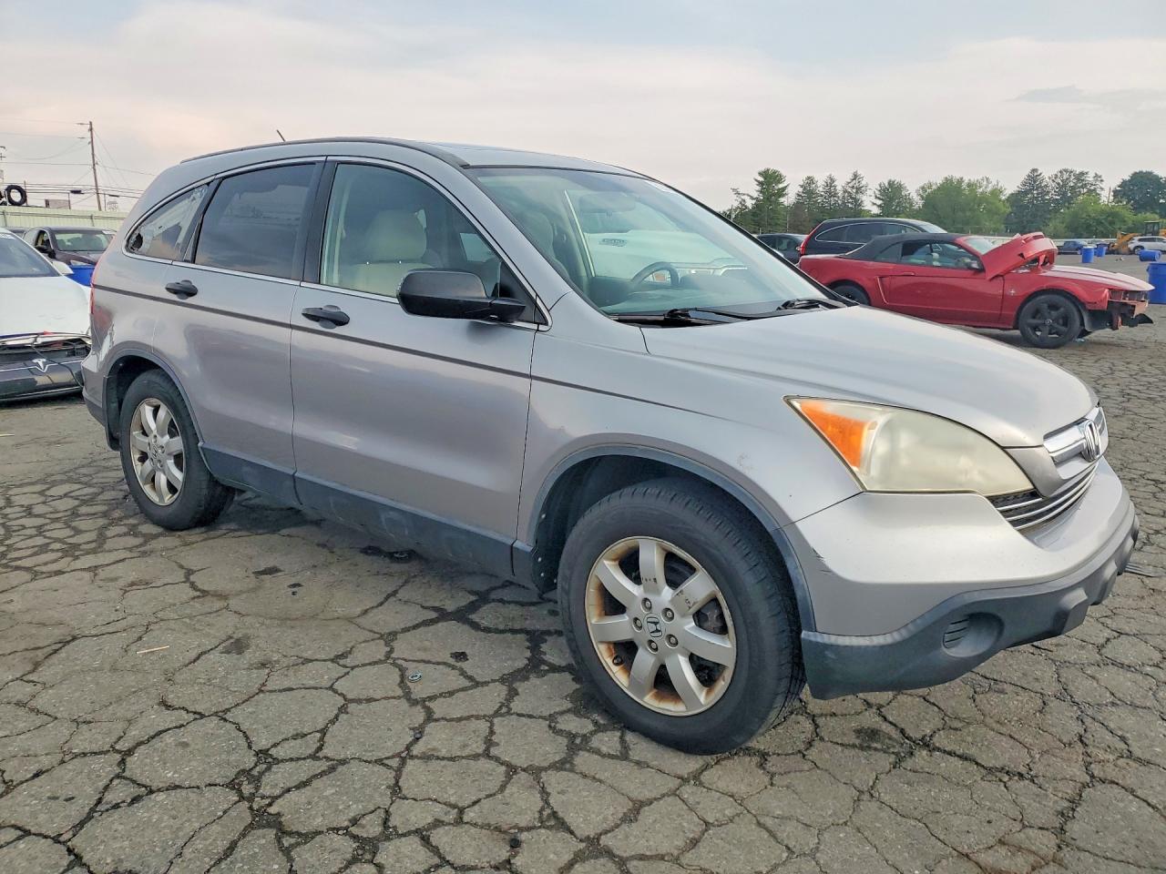 2007 Honda Cr-v Ex Silver vin: JHLRE48507C028943