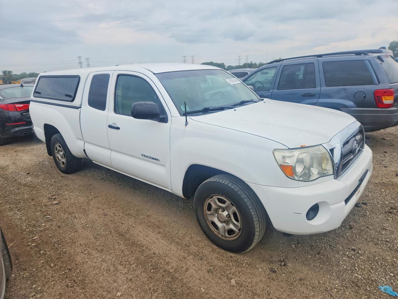 2010 Toyota Tacoma Base White vin: 5TETX4CN3AZ699911