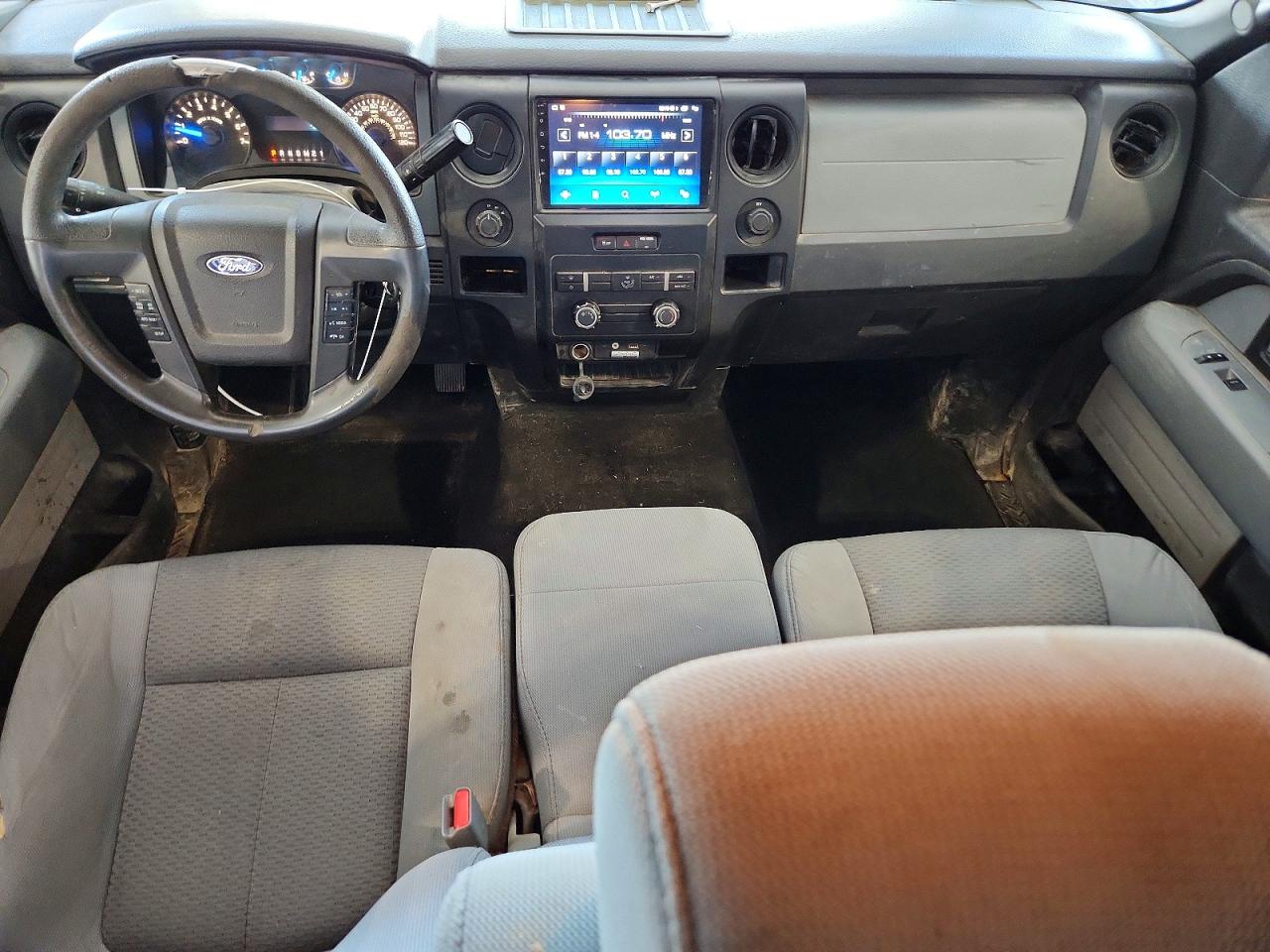 2013 Ford F150 Super Cab White vin: 1FTFX1EF7DKD31189
