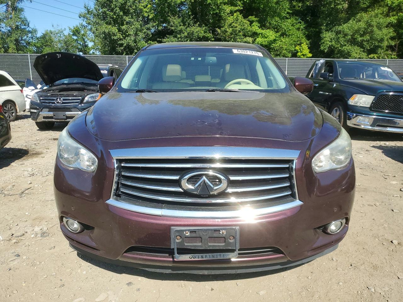 2013 Infiniti Jx35 Base Maroon vin: 5N1AL0MM3DC309860